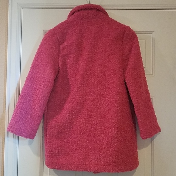 Chic pink boucle coat NWOT - Picture 2 of 4